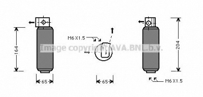 AVA QUALITY COOLING rtd252 -  Осушитель, кондиционер